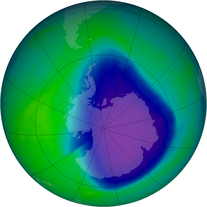 Ozone Map 2006-11-02